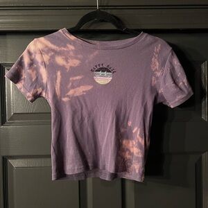 Purple Tie-Dye Women's Top